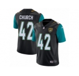 Youth Nike Jacksonville Jaguars #42 Barry Church Vapor Untouchable Limited Black Alternate NFL Jersey
