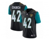 Youth Nike Jacksonville Jaguars #42 Barry Church Vapor Untouchable Limited Black Alternate NFL Jersey
