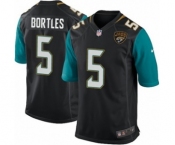 Youth Nike Jacksonville Jaguars #5 Blake Bortles Game Black Alternate NFL Jersey