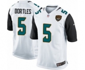 Youth Nike Jacksonville Jaguars #5 Blake Bortles Game White NFL Jersey