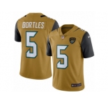 Youth Nike Jacksonville Jaguars #5 Blake Bortles Limited Gold Rush NFL Jersey