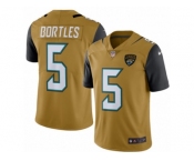 Youth Nike Jacksonville Jaguars #5 Blake Bortles Limited Gold Rush NFL Jersey
