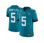 Youth Nike Jacksonville Jaguars #5 Blake Bortles Teal Green Team Color Stitched NFL Vapor Untouchable Limited Jersey