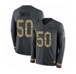 Youth Nike Jacksonville Jaguars #50 Telvin Smith Limited Black Salute to Service Therma Long Sleeve NFL Jersey
