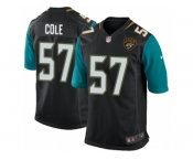 Youth Nike Jacksonville Jaguars #57 Audie Cole Game Black Alternate NFL Jersey