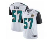 Youth Nike Jacksonville Jaguars #57 Audie Cole White Vapor Untouchable Limited Player NFL Jersey
