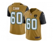 Youth Nike Jacksonville Jaguars #60 A. J. Cann Limited Gold Rush NFL Jersey