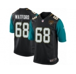 Youth Nike Jacksonville Jaguars #68 Earl Watford Game Black Alternate NFL Jersey