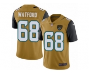 Youth Nike Jacksonville Jaguars #68 Earl Watford Limited Gold Rush NFL Jersey