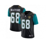 Youth Nike Jacksonville Jaguars #68 Earl Watford Vapor Untouchable Limited Black Alternate NFL Jersey