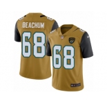 Youth Nike Jacksonville Jaguars #68 Kelvin Beachum Limited Gold Rush NFL Jersey