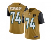 Youth Nike Jacksonville Jaguars #74 Cam Robinson Limited Gold Rush Vapor Untouchable NFL Jersey