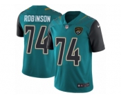 Youth Nike Jacksonville Jaguars #74 Cam Robinson Teal Green Team Color Vapor Untouchable Limited Player NFL Jersey