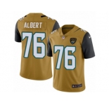 Youth Nike Jacksonville Jaguars #76 Branden Albert Limited Gold Rush NFL Jersey
