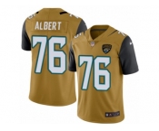 Youth Nike Jacksonville Jaguars #76 Branden Albert Limited Gold Rush NFL Jersey