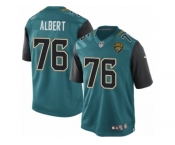 Youth Nike Jacksonville Jaguars #76 Branden Albert Limited Teal Green Team Color NFL Jersey
