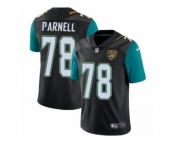 Youth Nike Jacksonville Jaguars #78 Jermey Parnell Vapor Untouchable Limited Black Alternate NFL Jersey