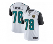 Youth Nike Jacksonville Jaguars #78 Jermey Parnell White Vapor Untouchable Limited Player NFL Jersey