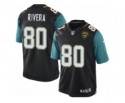 Youth Nike Jacksonville Jaguars #80 Mychal Rivera Limited Black Alternate NFL Jersey