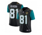 Youth Nike Jacksonville Jaguars #81 Mychal Rivera Black Alternate Vapor Untouchable Limited Player NFL Jersey