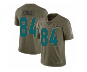Youth Nike Jacksonville Jaguars #84 Keelan Cole Limited Olive 2017 Salute to Service NFL Jersey