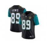 Youth Nike Jacksonville Jaguars #89 Marcedes Lewis Vapor Untouchable Limited Black Alternate NFL Jersey