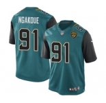 Youth Nike Jacksonville Jaguars #91 Yannick Ngakoue Limited Teal Green Team Color NFL Jersey