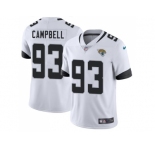 Youth Nike Jacksonville Jaguars #93 Calais Campbell White Stitched NFL Vapor Untouchable Limited Jersey