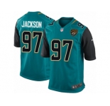 Youth Nike Jacksonville Jaguars #97 Malik Jackson Game Teal Green Team Color NFL Jersey