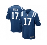 Men Nike Indianapolis Colts #17 Kamar Aiken Game Royal Blue Team Color NFL Jersey