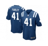 Men Nike Indianapolis Colts #41 Matthias Farley Game Royal Blue Team Color NFL Jersey