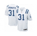Men's Nike Indianapolis Colts #31 Antonio Cromartie Game White NFL Jersey