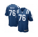 Men's Nike Indianapolis Colts #76 Joe Reitz Game Royal Blue Team Color NFL Jersey