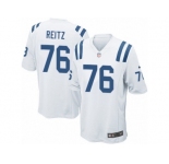 Men's Nike Indianapolis Colts #76 Joe Reitz Game White NFL Jersey