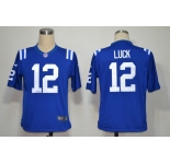 nike nfl jerseys indianapolis colts #12 luck blue[game]