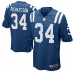 nike nfl jerseys indianapolis colts #34 richardson blue[game]