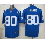 nike nfl jerseys indianapolis colts #80 fleener blue[game]
