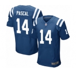 Men's Indianapolis Colts #14 Zach Pascal Elite Royal Blue Team Color Football Jersey