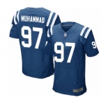 Men's Indianapolis Colts #97 Al-Quadin Muhammad Elite Royal Blue Team Color Football Jersey