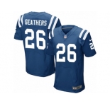 Men's Nike Indianapolis Colts #26 Clayton Geathers Elite Royal Blue Team Color NFL Jersey