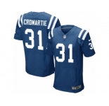 Men's Nike Indianapolis Colts #31 Antonio Cromartie Elite Royal Blue Team Color NFL Jersey