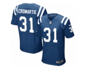 Men's Nike Indianapolis Colts #31 Antonio Cromartie Elite Royal Blue Team Color NFL Jersey