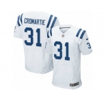 Men's Nike Indianapolis Colts #31 Antonio Cromartie Elite White NFL Jersey