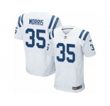 Men's Nike Indianapolis Colts #35 Darryl Morris Elite White NFL Jersey