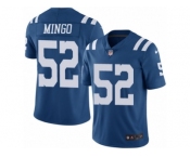 Men's Nike Indianapolis Colts #52 Barkevious Mingo Elite Royal Blue Rush NFL Jersey