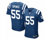 Men's Nike Indianapolis Colts #55 Sean Spence Elite Royal Blue Team Color NFL Jersey
