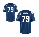 Men's Nike Indianapolis Colts #79 Le'Raven Clark Elite Royal Blue Team Color NFL Jersey