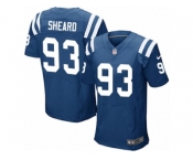 Men's Nike Indianapolis Colts #93 Jabaal Sheard Elite Royal Blue Team Color NFL Jersey