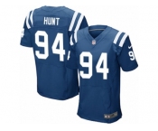 Men's Nike Indianapolis Colts #94 Margus Hunt Elite Royal Blue Team Color NFL Jersey