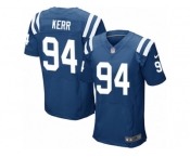 Men's Nike Indianapolis Colts #94 Zach Kerr Elite Royal Blue Team Color NFL Jersey